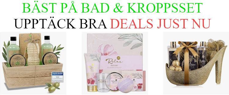 Hitta bästa presentset inom bad och kropp