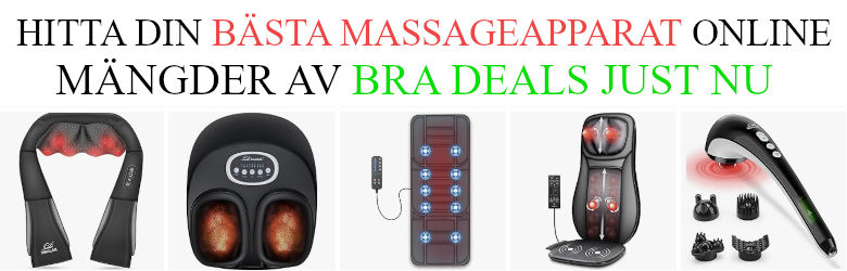Hitta din bästa massageapparat just nu - Populära tips
