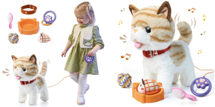 Interaktiv katt - fantasifull julklapp till 4-åring