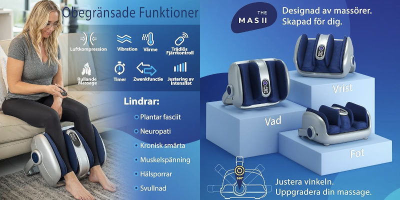Massageapparat för fötterna