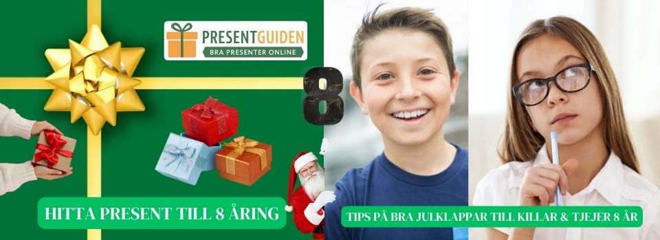 Present till 8 åring – Tips på julklappar till kille och tjej 8 år Present till 8 åring - Tips på julklappar till kille och tjej 8 år