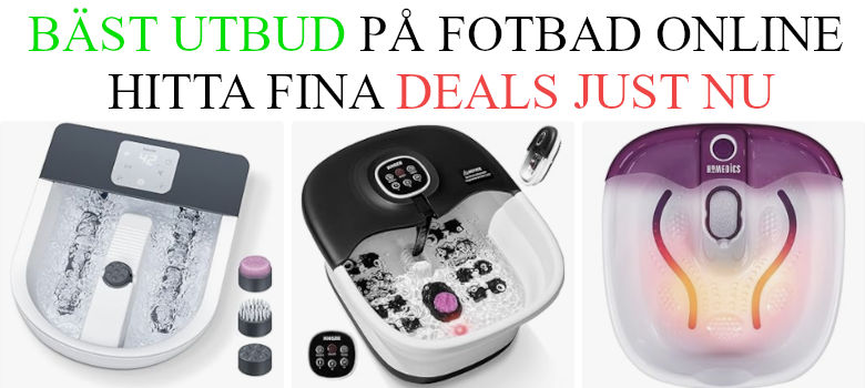 bäst i test fotbad - Bra utbud av fotbad på nätet