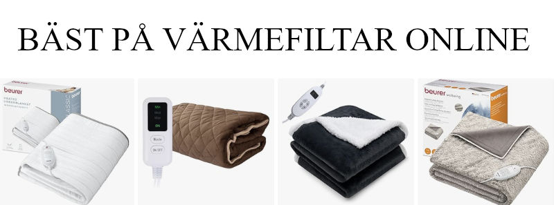 bäst på elektriska värmefiltar online