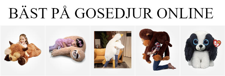 bäst på gosedjur online - handla julklapp till barn