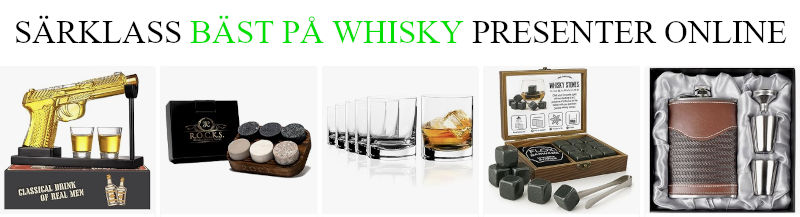bäst på whisky presenter online - tips julklappar
