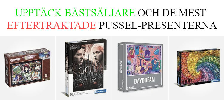 tips på pussel present för vuxna och barn