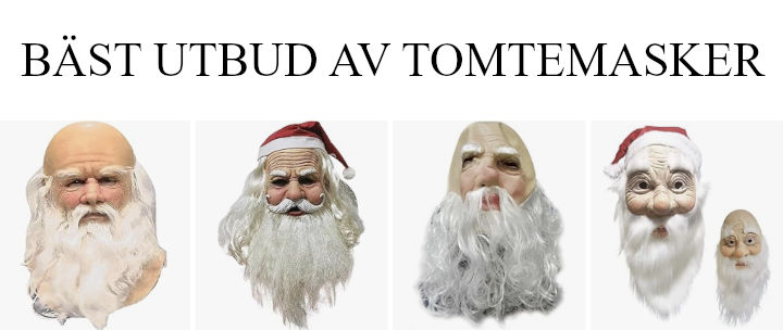 Tomtemask - Bäst utbudet av tomtemasker just nu