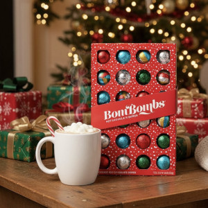 Choklad present - Presentbox chokladbomber för varm choklad