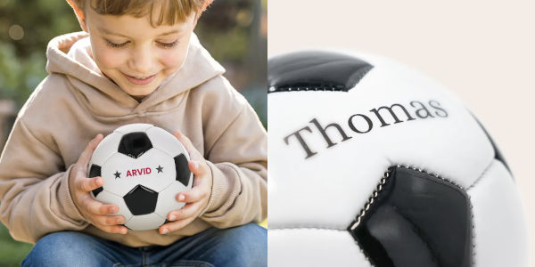 Julklappstips barn - Liten fotboll med eget namn