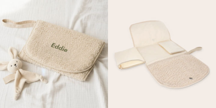 Tips Baby Shower present - Skötväska med brodyr